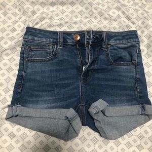 Size 2 american eagle blue jean shorts.